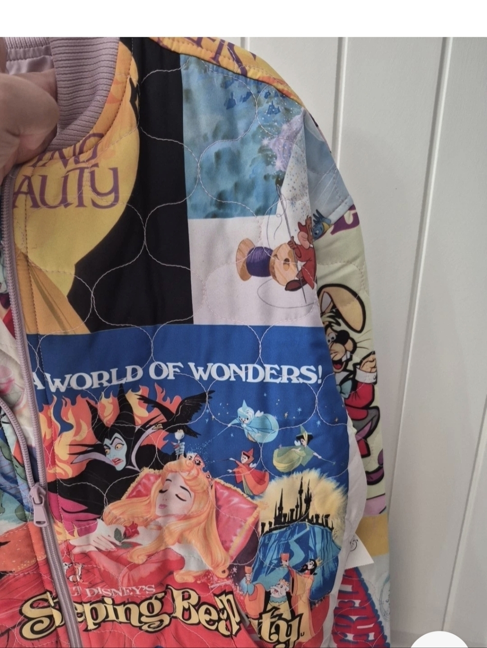 Disney Parks Disney Princess Quilt Bomber Jacket NWT Sz M - Picture 5 of 9